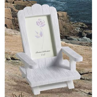 Miniature Adirondack Beach Chair Placecard Frame | Wedding Favors