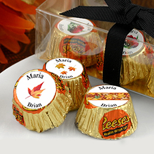 Fall Themed Wedding Hershey Reese S Chocolate Party Favors